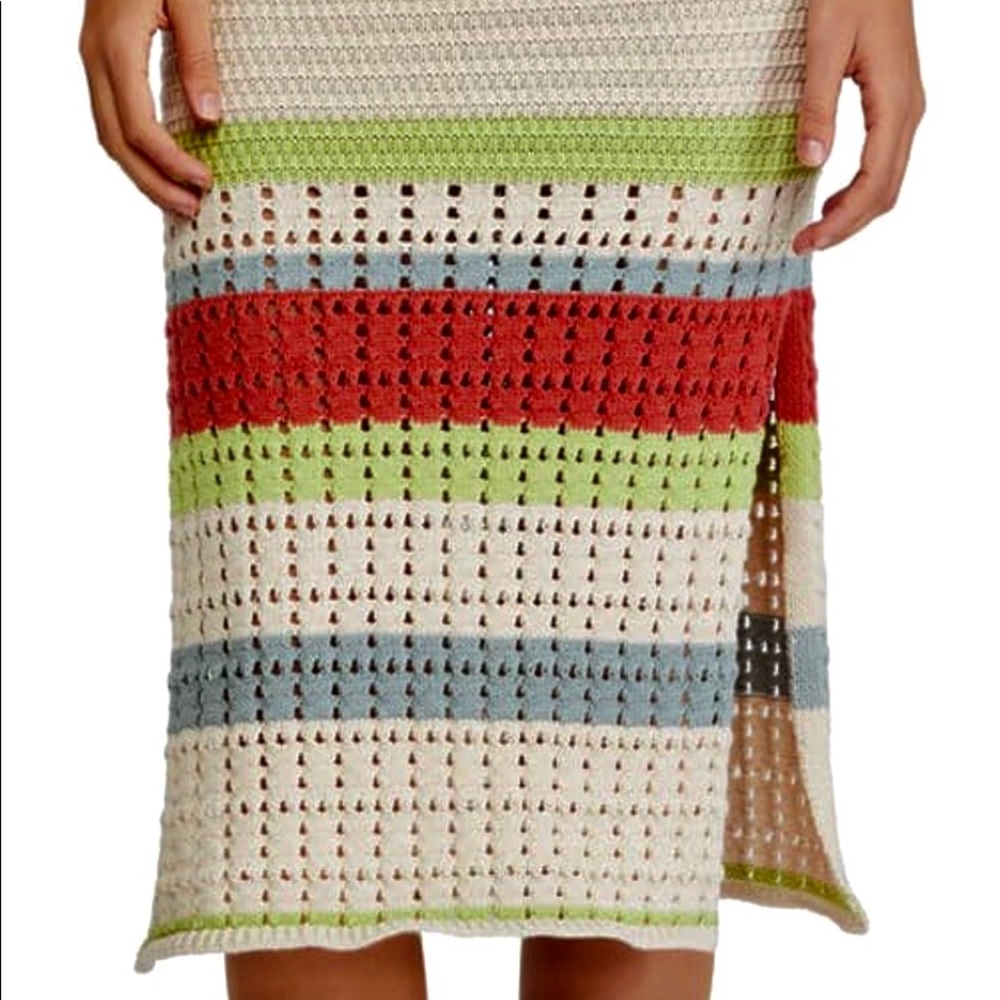 NWT Free People Far From Here Crochet Knit Ski…